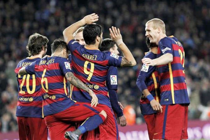 برشلونة كسر رقم «الملكي»