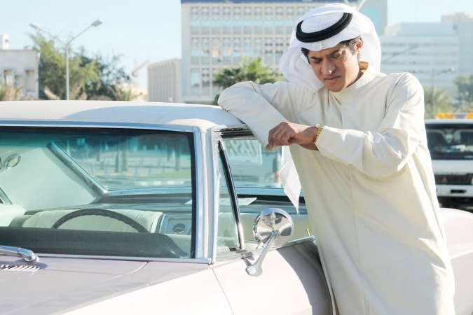 عبدالله الطراروة في دور الشاعر فائق عبدالجليل في فيلم حبيب الارض﻿