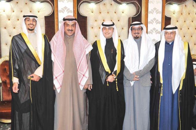 بدر الضمني وخالد اعجمي واحمد الحجيلان يباركون