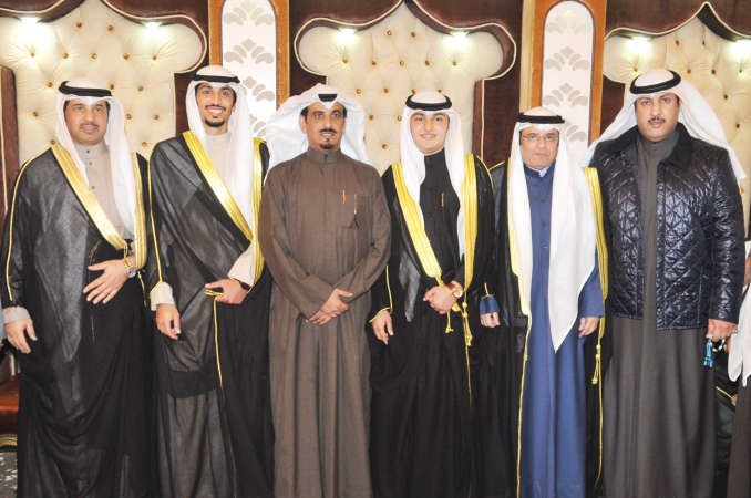 بدر الدابان وسعود الشريكة وفلاح الحراس يباركون