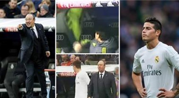 بالفيديو المترجم.. هكذا غضب رودريغيز على بينيتيز بعد استبداله!