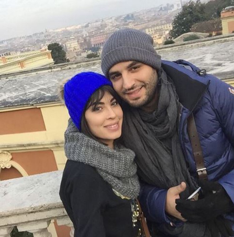 شاهد.. أصالة تنشر صورة لشقيقها وخطيبته اللبنانية 