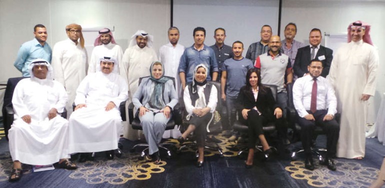 المشاركون في البرنامج التدريبي 