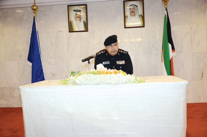 الفريق الفهد خلال لقائه مع القيادات﻿
