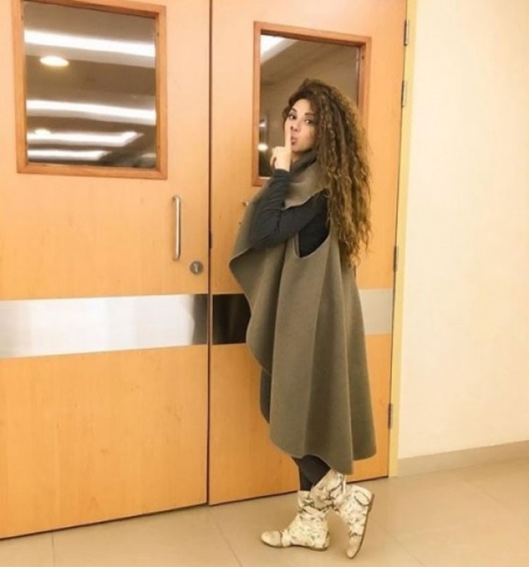 شاهد.. ميريام فارس تنشر صوراً من دروس الولادة التي تتلقاها