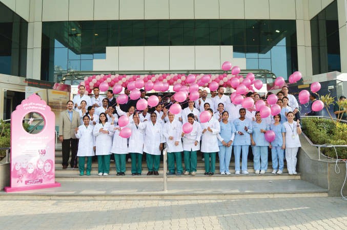 حملة التوعية بسرطان الثدي﻿