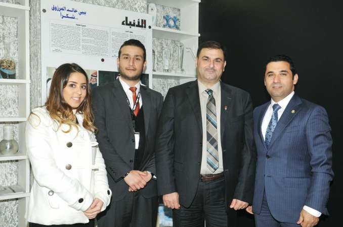  ومازن المهنا وريتا كلايجيان من فندق شيراتون الكويت يباركان