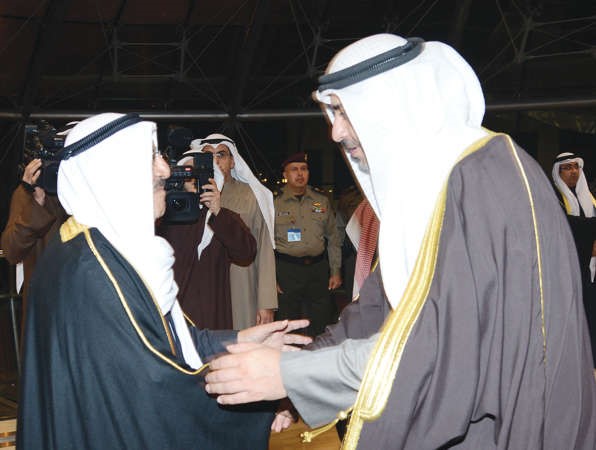 ترحيب بصاحب السمو من الشيخ محمد العبدالله 