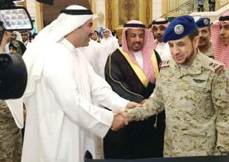 اللواء خالد الصقلي مع عبدالحميد الرفاعي