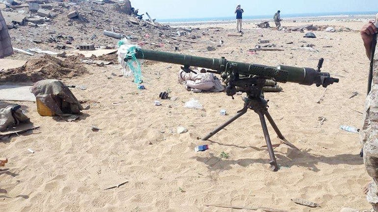 جانب من الاسلحة المضبوطة في ميدي	اياد احمد﻿