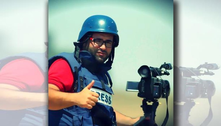 بالفيديو..  صحافي فلسطيني يحصل على جائزة أفضل فيديو لعام 2015