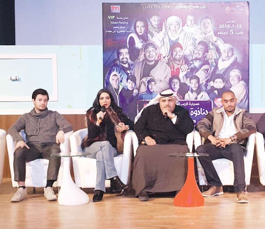 جانب من المؤتمر الصحافي﻿