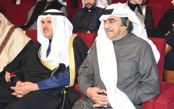 الحمود ونقيب الفنانين الكويتيين العملاق عبدالحسين عبدالرضا﻿