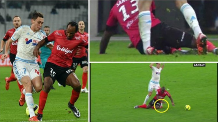 بالفيديو.. إصابة مروعة للأرجنتيني أوكامبوس في الدوري الفرنسي!