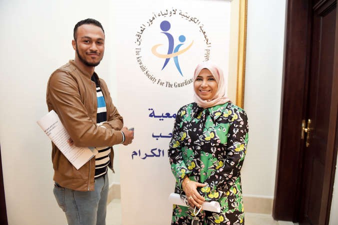رحاب بورسلي والزميل كريم طارق فريال حماد﻿