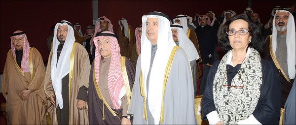 الشيخة امثال الاحمد وديوسف الابراهيم والمستشار محمد ابو الحسن ودعبدالله المعتوق والسفير احمد فهد الفهد