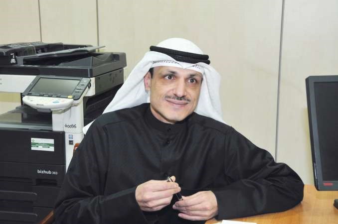 جاسم الكندري اثناء الترشيح
