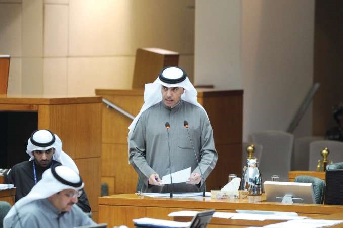 ماضي الهاجري على منصة المقرر
