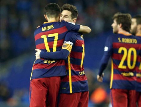 برشلونة يهزم إسبانيول مجددا ويعبر لدور الثمانية في كأس الملك