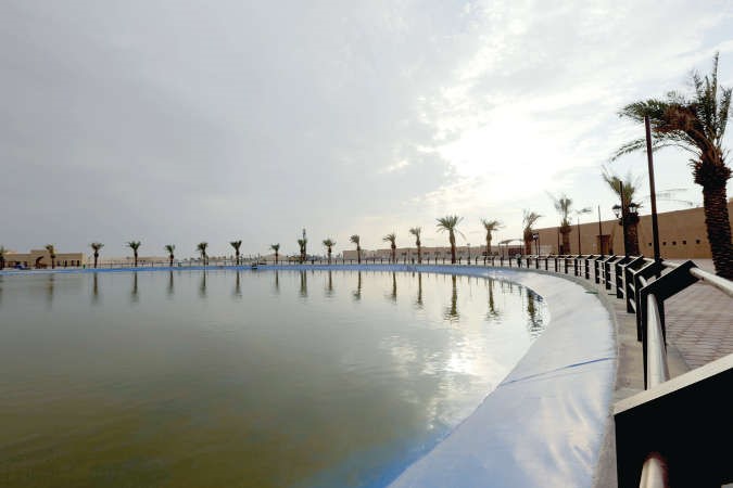 القرية تتمتع باجواء سياحية وتراثية 