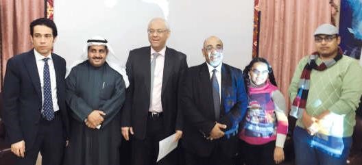 السفير ياسر عاطف ودنبيل بهجت وداحمد سعيد