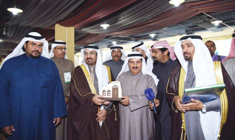 افتتاح الجناح السعودي في قرية الشيخ صباح الاحمد التراثية 