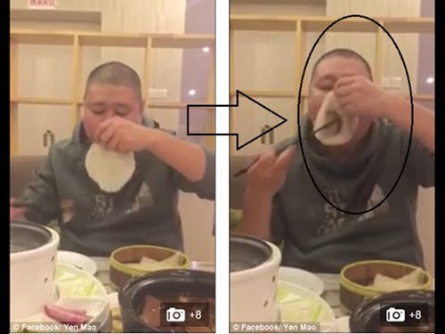 بالفيديو.. هذا الرجل شره إلى حدّ الجنون
