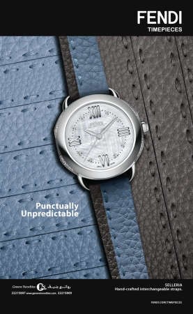 «FENDI TIMEPIECES» تعزز خاصية التغييرحسب الطلب من خلال ساعة SELLERIA المتميزة