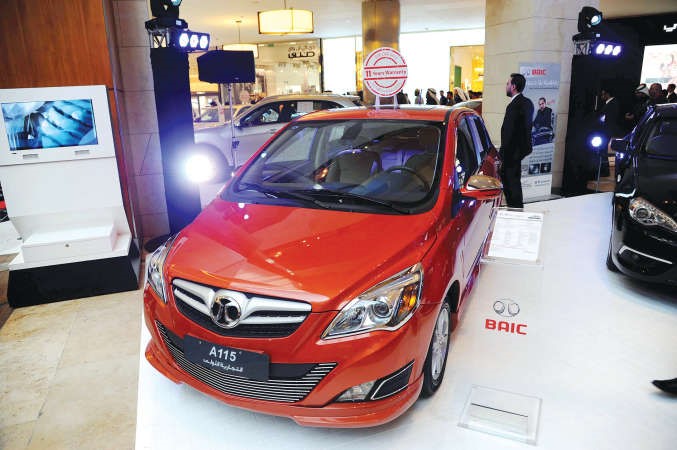 المطوع والقاضي عرضت سيارات BAIC﻿