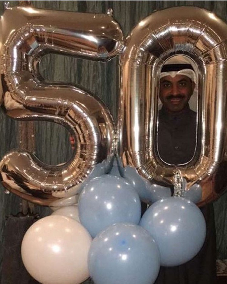 بالصور.. هكذا احتفل طارق العلي ببلوغه الـ 50 عاماً