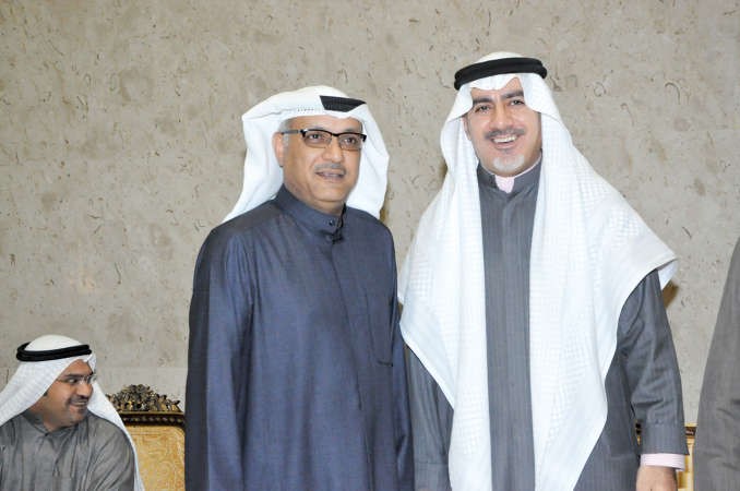 العميد وليد الطراروة مع يوسف الشطي﻿