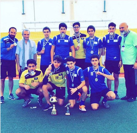 بالصور.. راغب علامة يحتفل بفوز ابنه ببطولة دولية