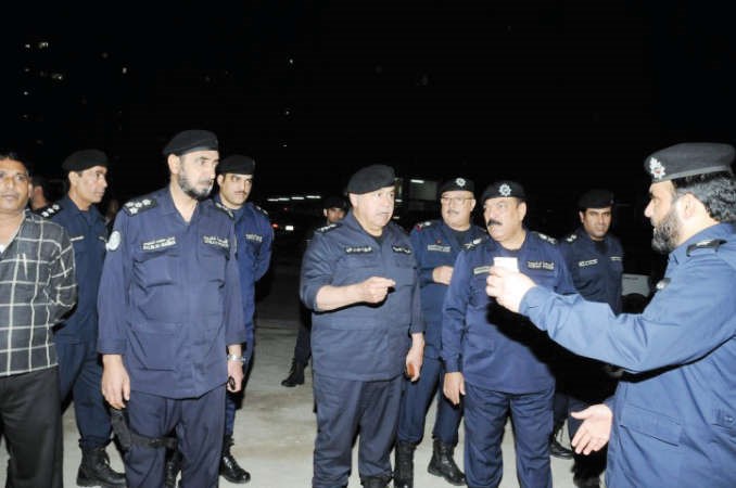 الفريق سليمان الفهد واللواء عبدالفتاح العلي اشرفا وشاركا في الحملة المكبرة 