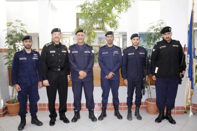 اللواء زهير النصرالله متوسطا المكرمين﻿