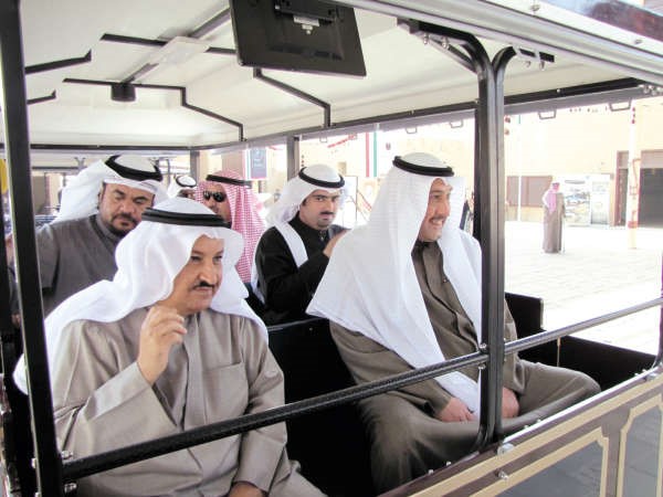 في قطار القرية التراثية﻿