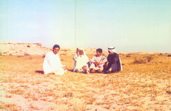 محمد وسرهيد وعايد وفهد السرهيد في ضليعات السبعة عام 1996﻿