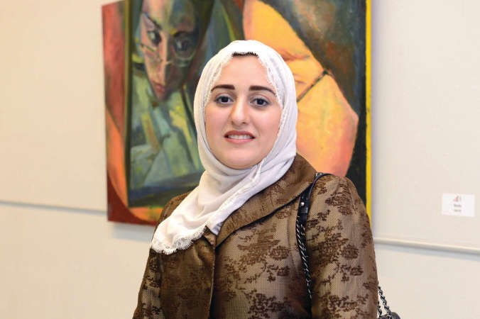 الفنانة التشكيلية السعودية هدى توتونجي 