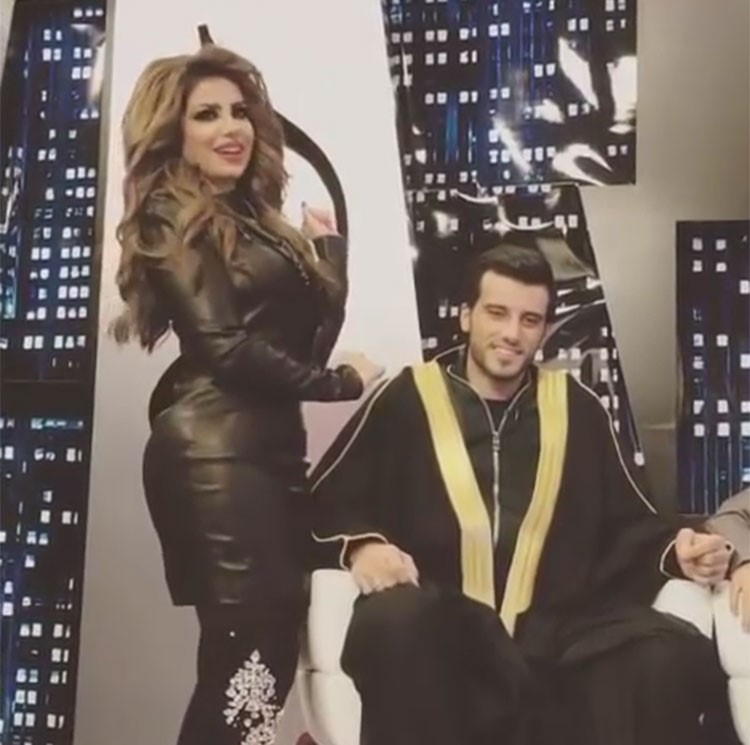 بالفيديو.. حليمة بولند احتفلت بزفاف عمر السومة في برنامجها 