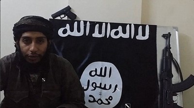 داعش ينشر فيديو لمنفذي هجمات باريس