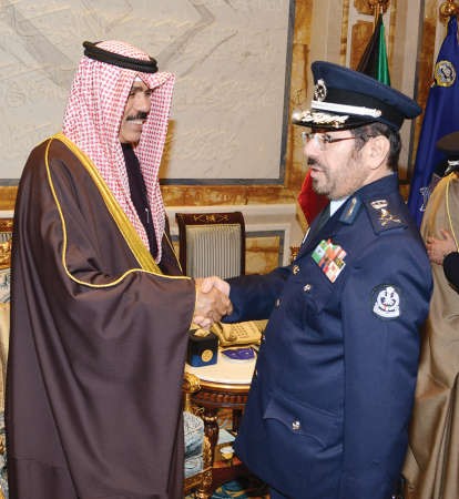  سمو ولي العهد مستقبلا الفريق يوسف الانصاري ﻿