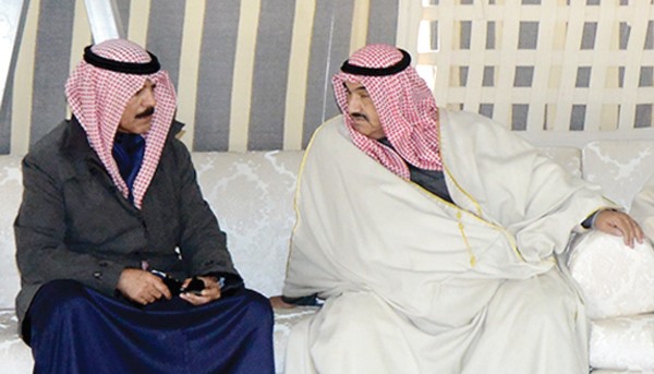 سمو الشيخ ناصر المحمد والشيخ محمد الخالد