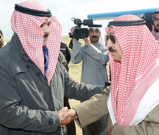 الشيخ جابر العبدالله والشيخ محمد الخالد