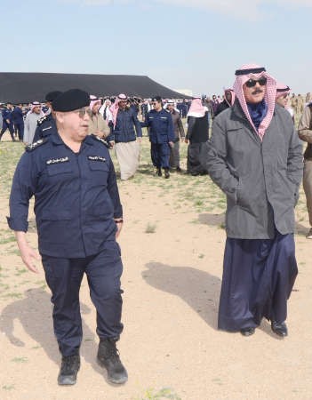 الشيخ محمد الخالد والفريق سليمان الفهد