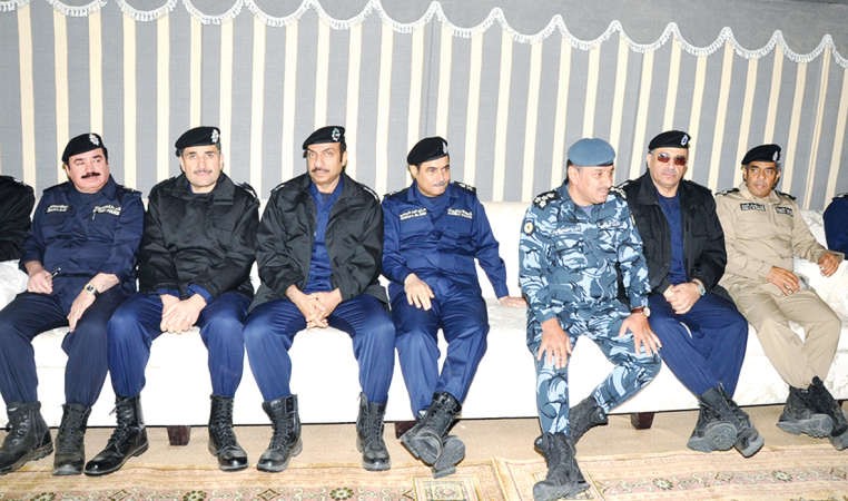 عدد من قيادات الداخلية