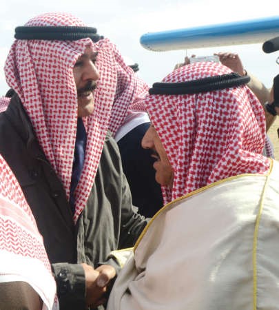 الشيخ محمد الخالد مرحبا بسمو الشيخ ناصر المحمد