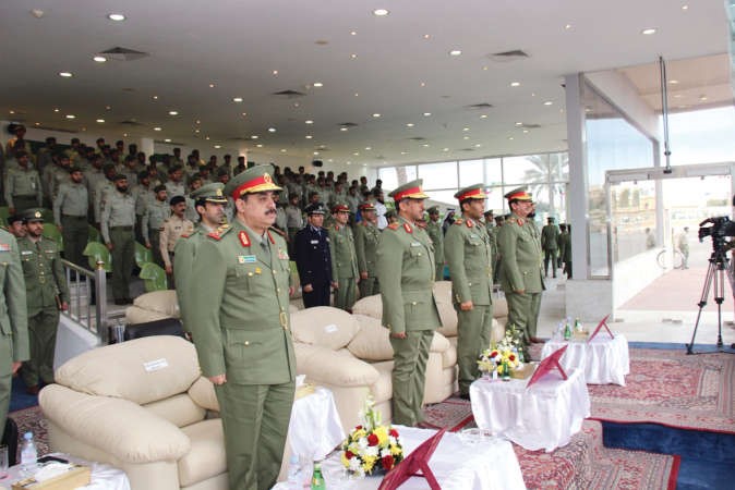 الفريق الركن مهاشم الرفاعي خلال الحفل﻿