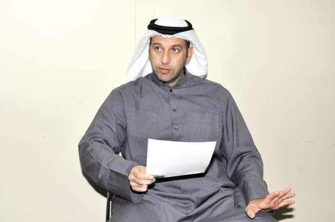 خالد المطوع خلال انعقاد الجمعية العمومية للشركة امس قاسم باشا