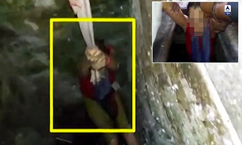 بالفيديو.. إنقاذ سائحة سقطت في بئر أثناء التقاط سيلفي 