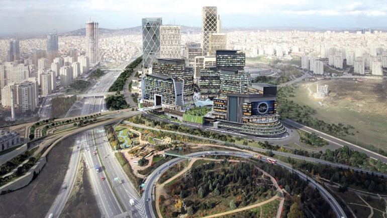 مشروع مركز اسطنبول المالي الدولي IFC احد اضخم مشاريع الشركة ويحاكي في تصميمه مراكز المال البارزة في العالم﻿