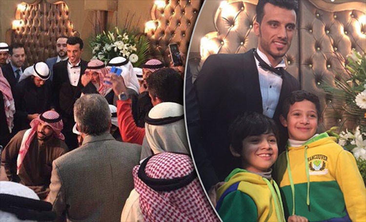 بالفيديو والصور.. السومة يحتفل بزفافه في الكويت 